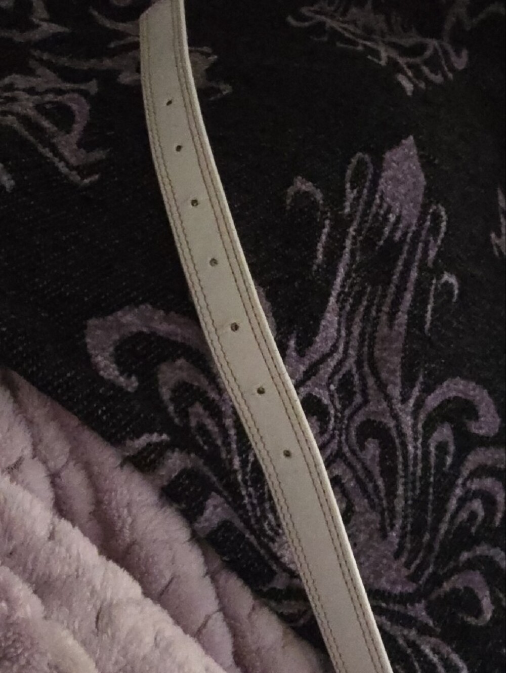 Chinese Laundry White Women's Leather Belt with Square Buckle - Picture 10 of 11